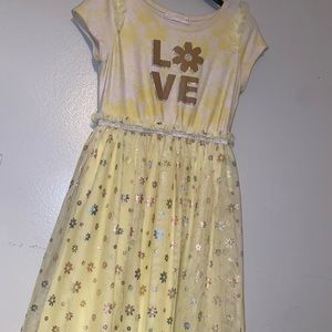 Yellow dress size 6X